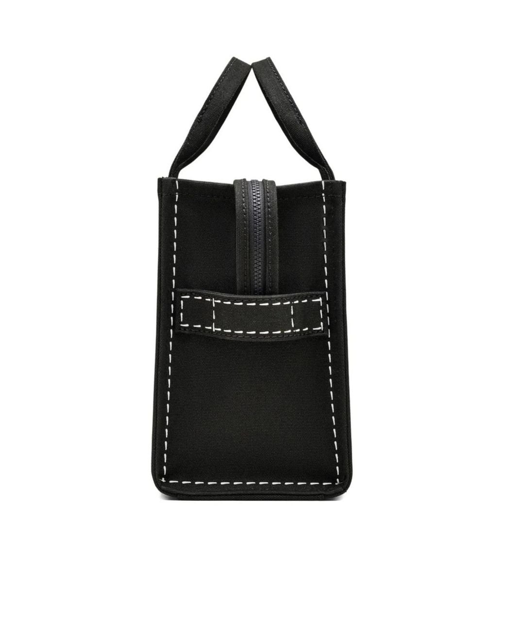 Marc Jacobs Black The Trompe L'Oeil Cargo Medium Tote Bag