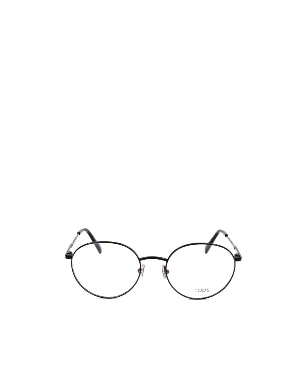 Tod's White Full-Rim Plano Glasses
