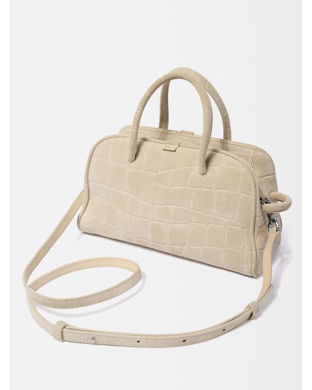 Jacquemus Natural Le Petit Turismo Zipped Tote Bag