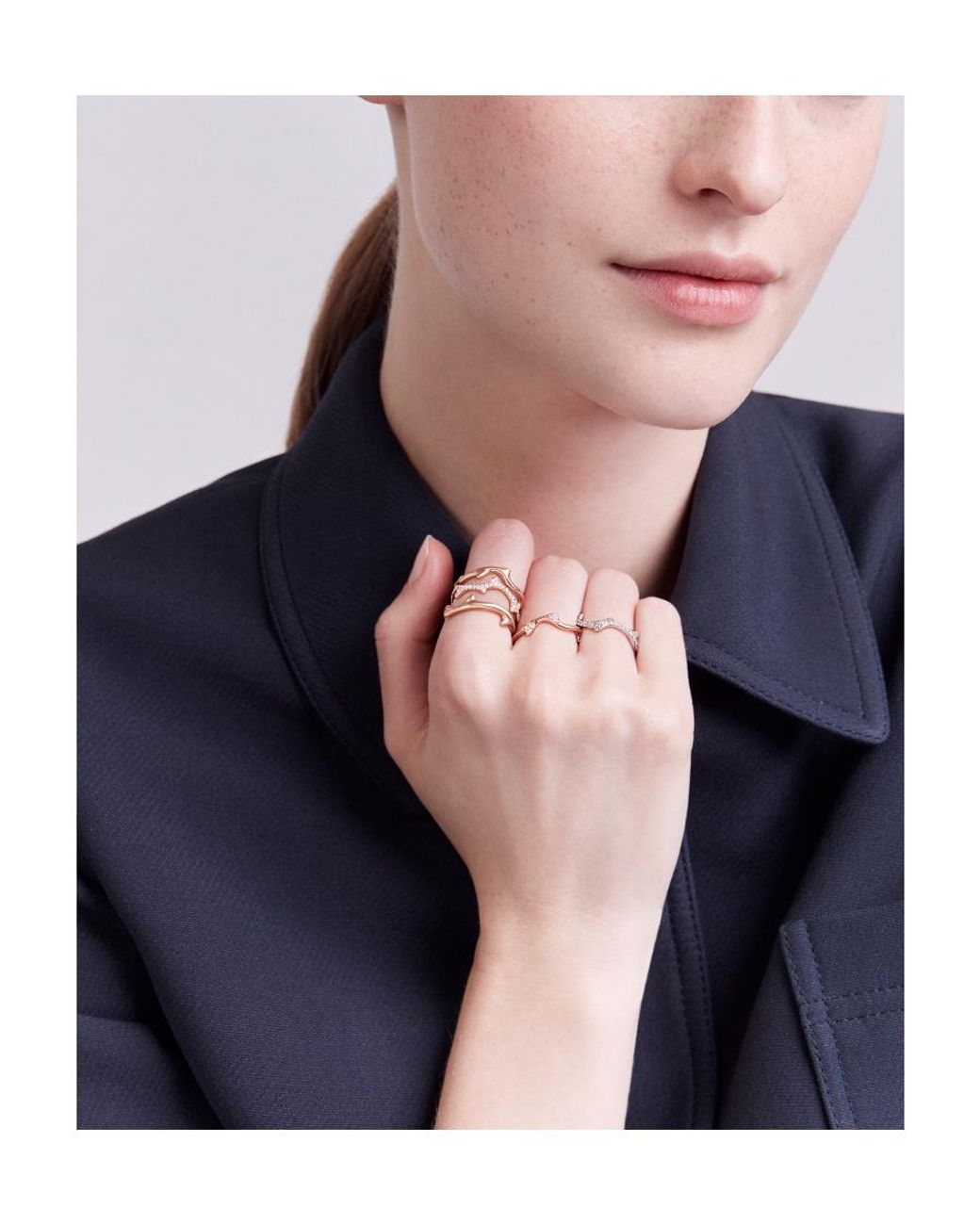 Dior White Bois De Rose Ring