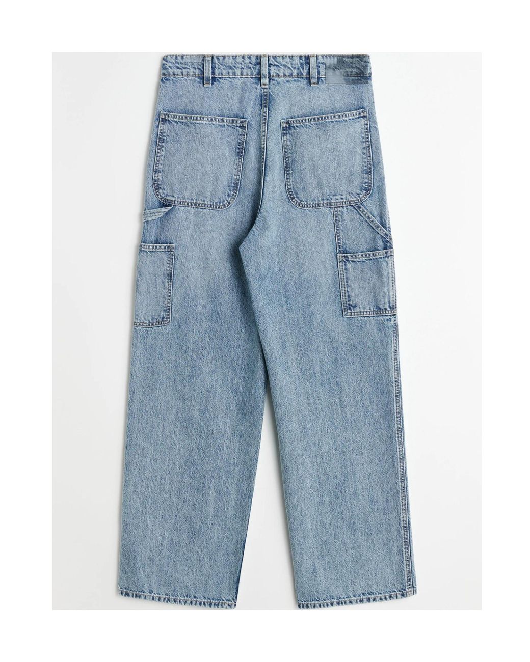 Our Legacy Blue High-Rise Wide-Leg Jeans