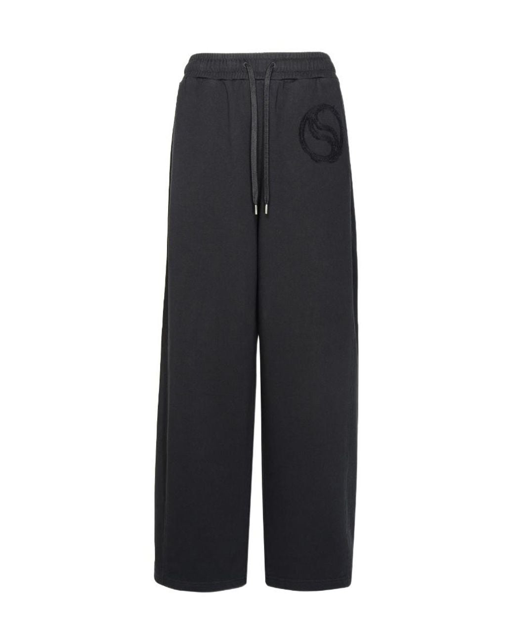 Stella McCartney Blue Wave Drawstring Wide Leg Pants