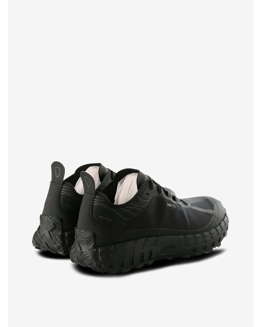 Norda Black Canvas 001A Sneakers for men