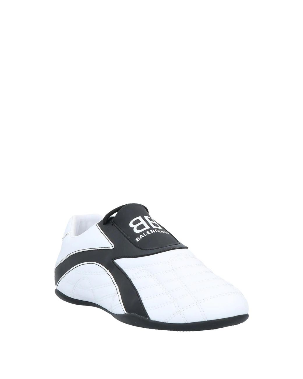 Balenciaga White Two-Tone Low-Top Casual Shoes
