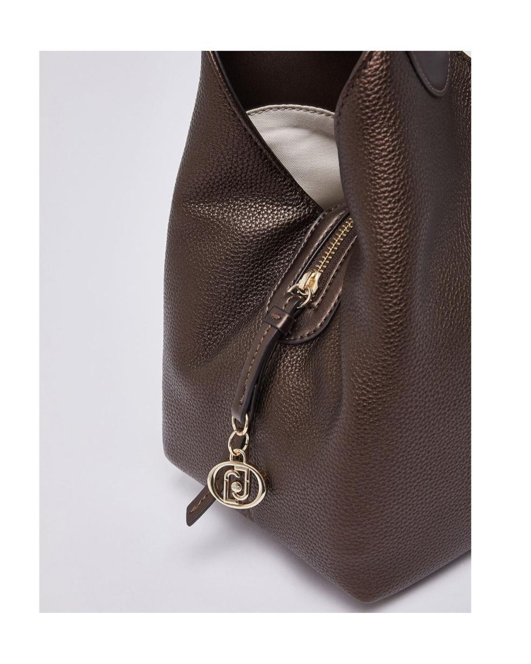 Liu Jo Brown Chain Handle Shoulder Bag