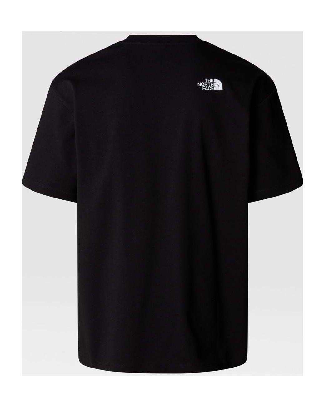 The North Face Black Logo Patch Crewneck T-Shirt for men