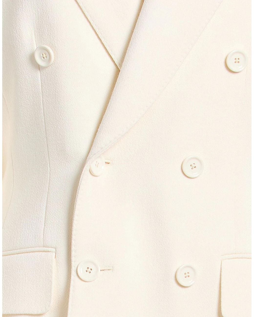 Dolce & Gabbana Natural Double-Breasted Blazer