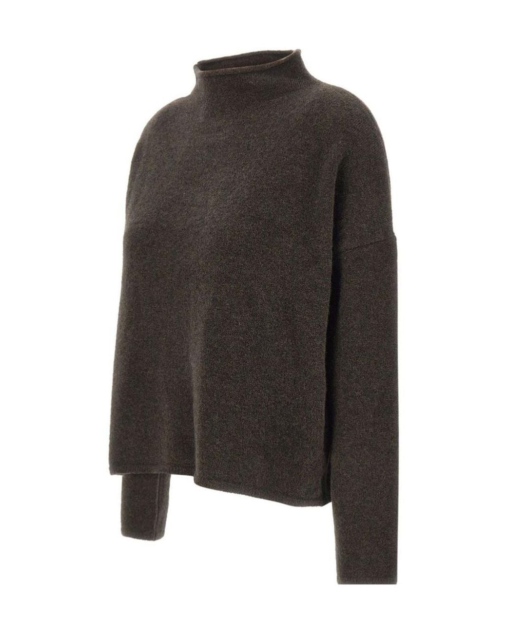 Filippa K Black Mika High Neck Sweater