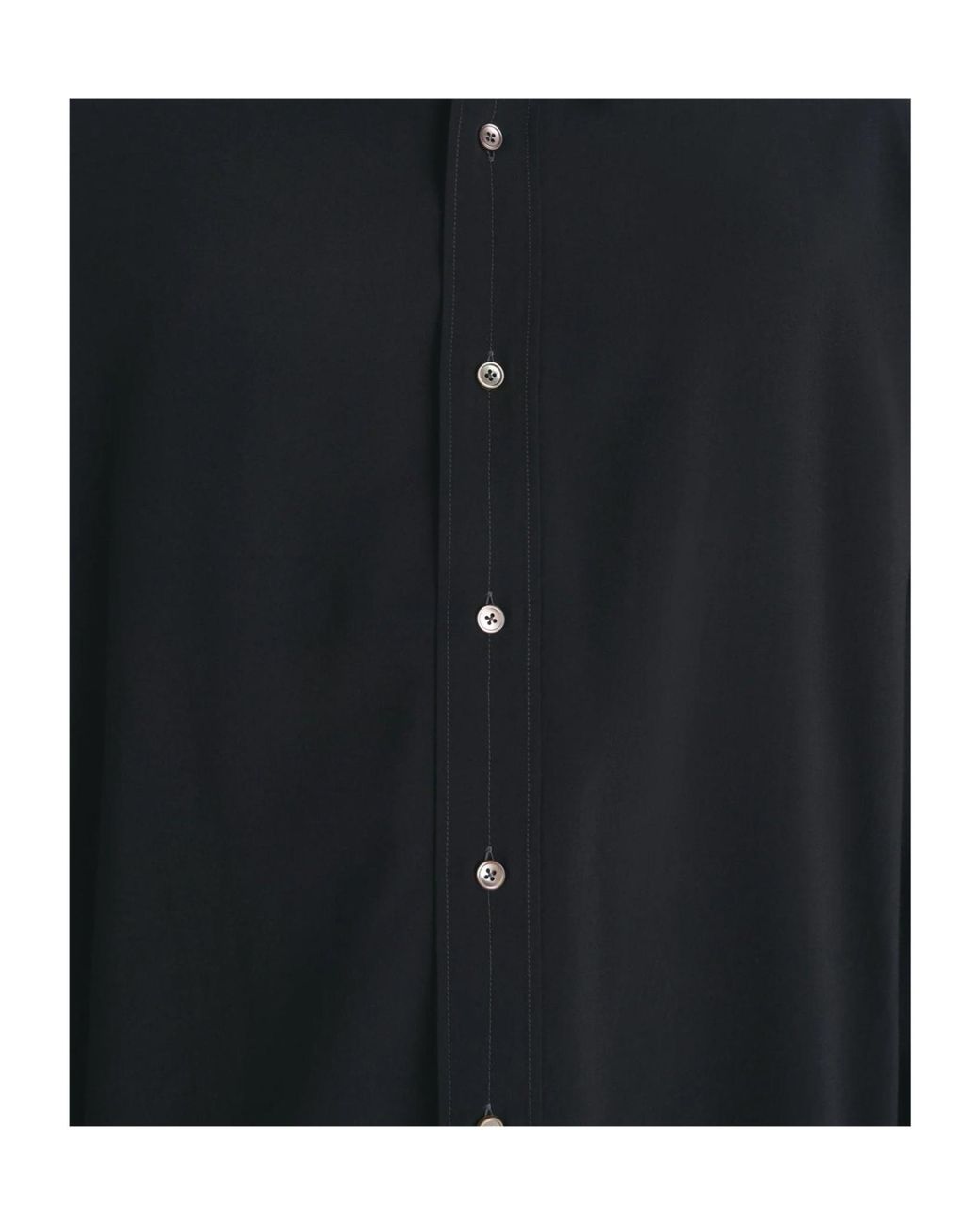 Lemaire Black Relaxed Shirt for men