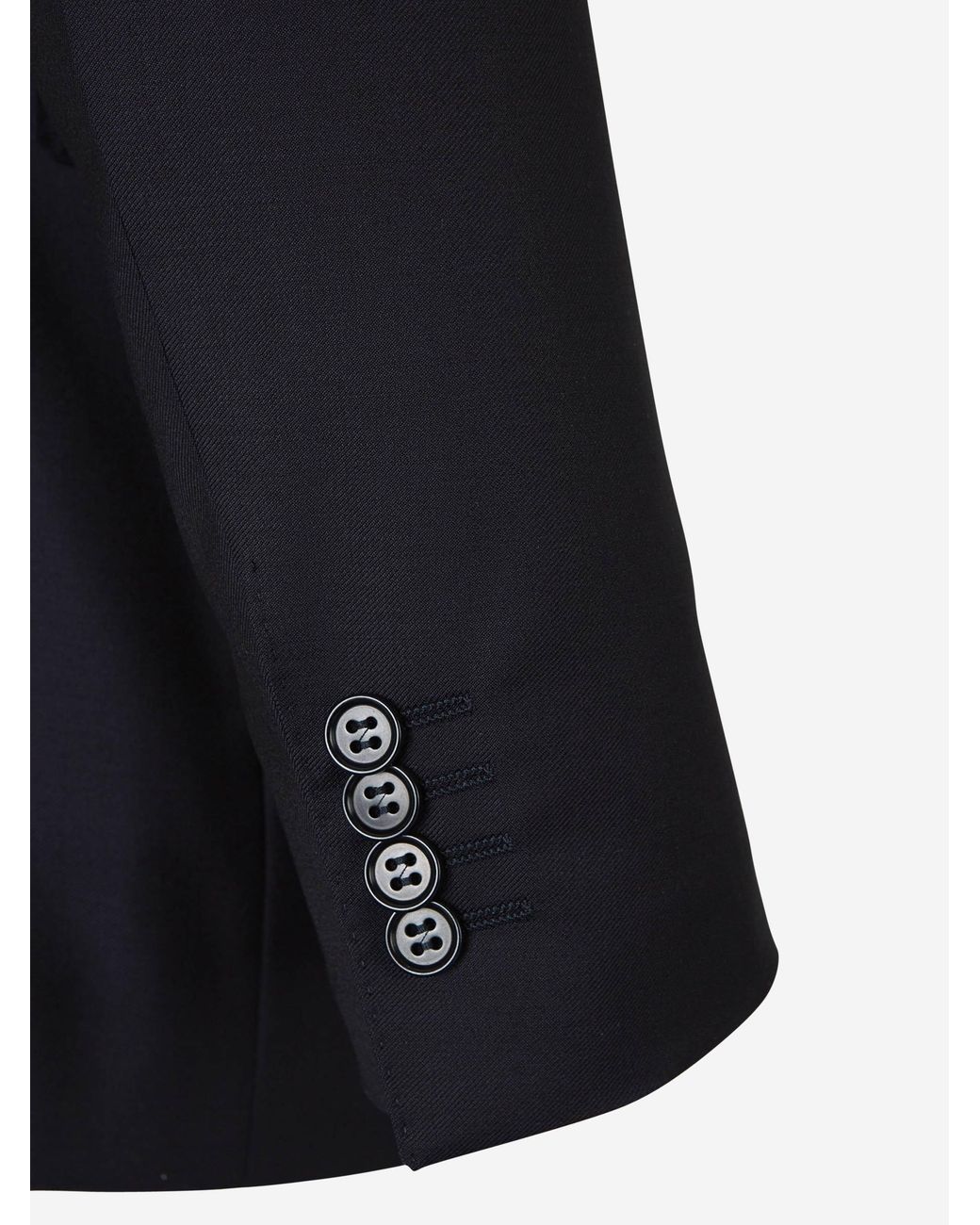 Canali Black Two Piece Tailored Suit for men