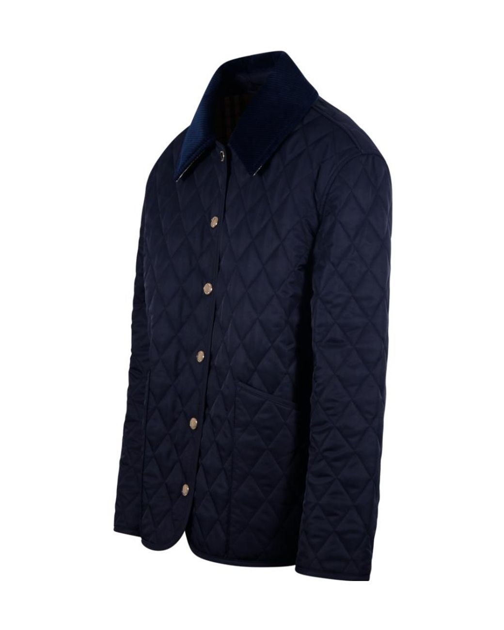 Burberry Blue Quilted Jacket