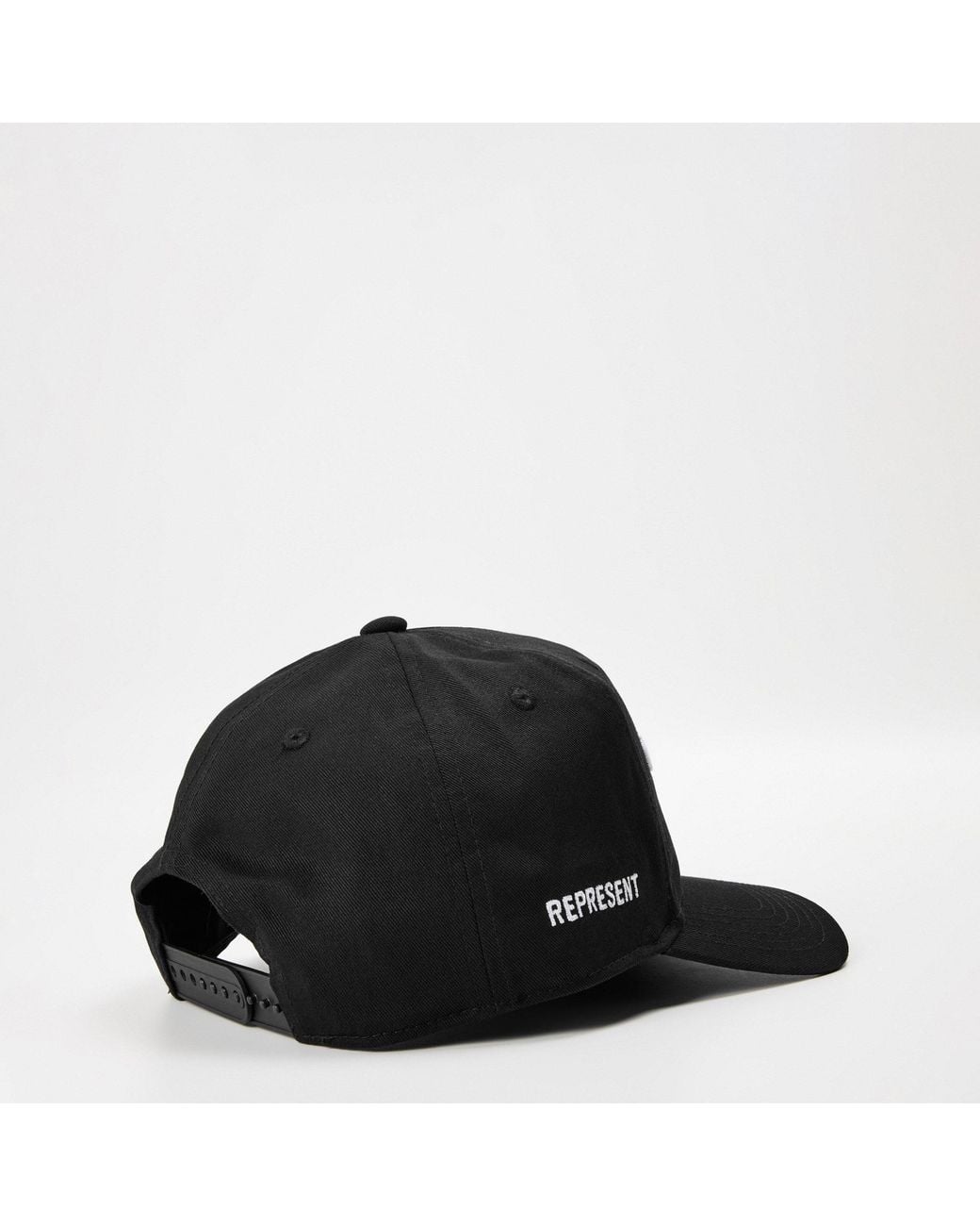 Represent Black Minimalist And Versatile Baseball Cap for men