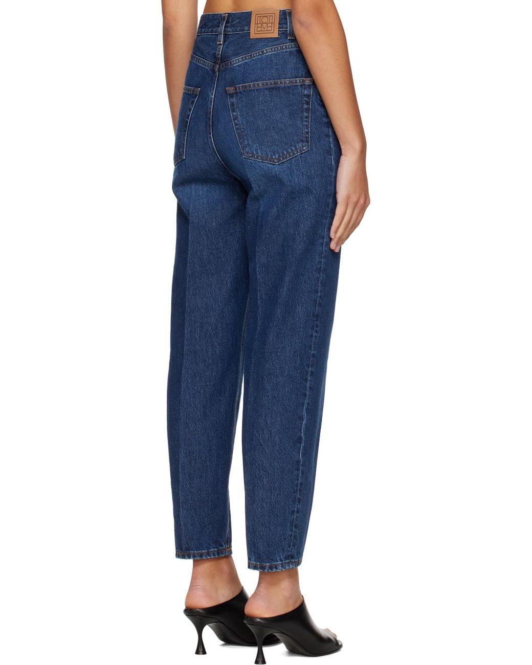 Totême  Blue Totême Classic Tapered Jeans