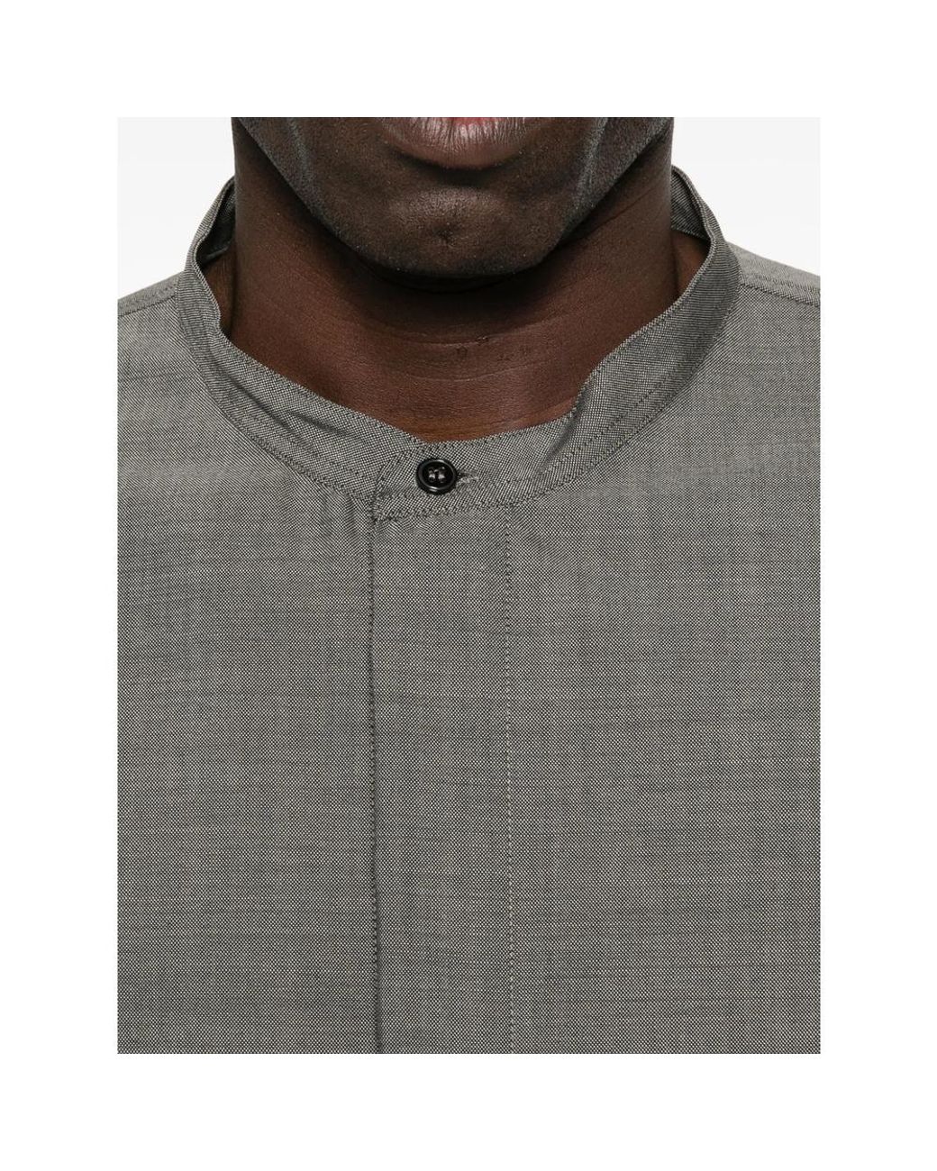 Studio Nicholson Gray Long-Sleeved Shirt for men