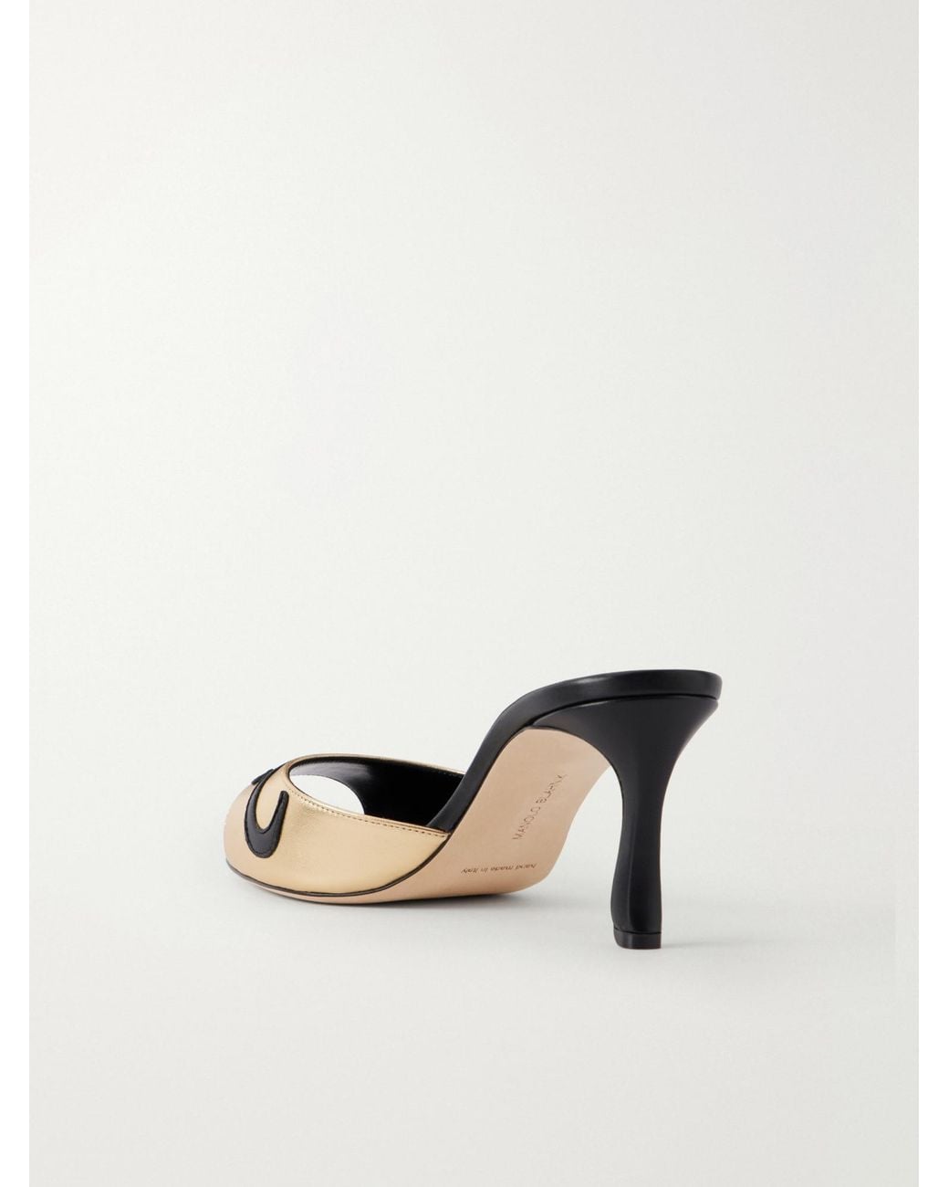 Manolo Blahnik Natural Minimalist High Heels