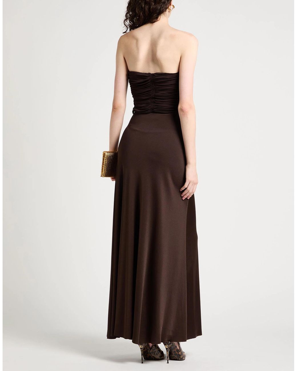 Saint Laurent Brown Long Skirts