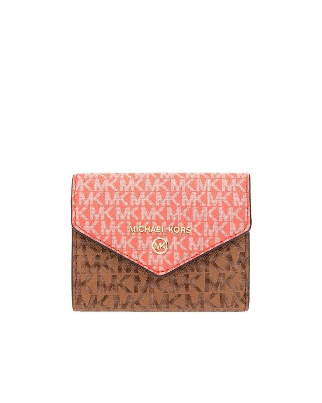 MICHAEL Michael Kors Pink Jet Set Monogram Wallet