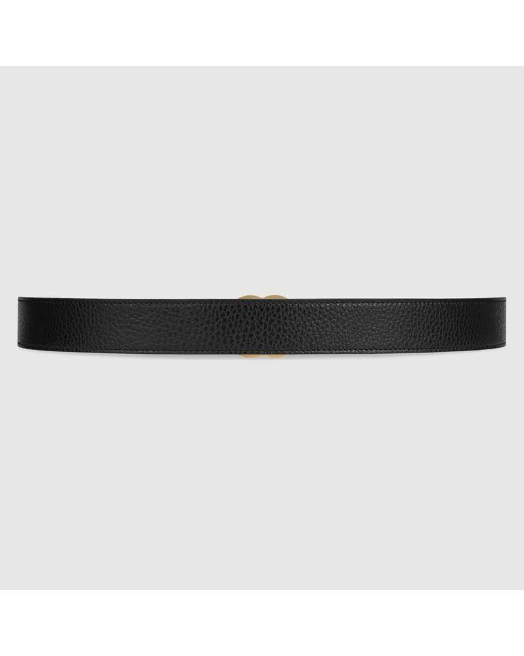 Gucci White Gg Marmont Reversible Belt for men