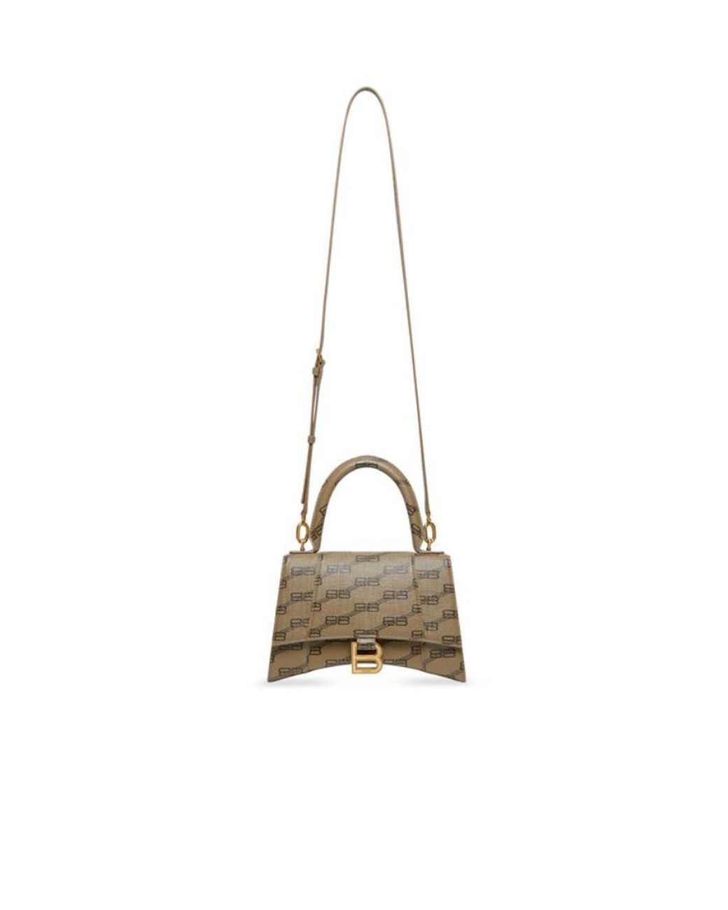 Balenciaga Natural Hourglass Small Tote Bag