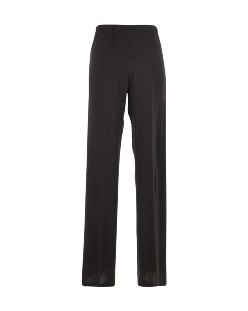 Semicouture Black Semi Couture Drawstring Regular-Fit Pants