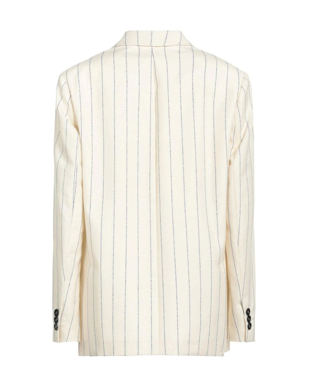 Marni White Striped Suit Jacket