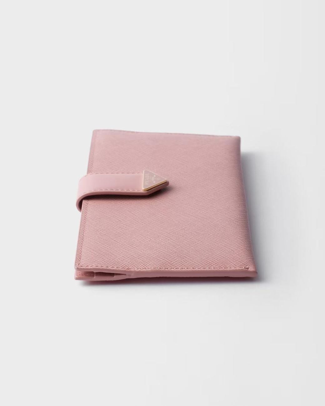 Prada Pink Snap-Closure Leather Wallet