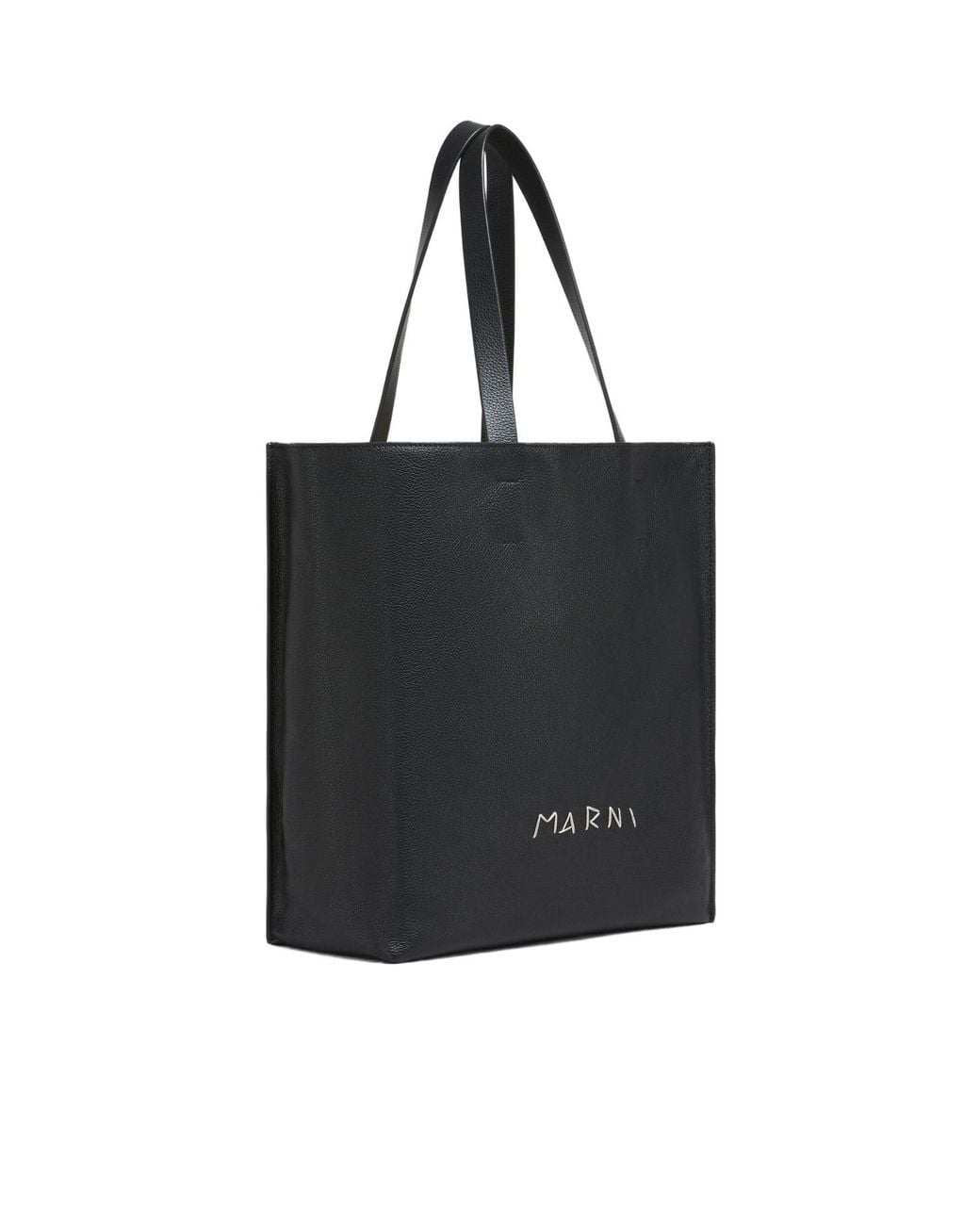 Marni Black Logo Detailed Handbag