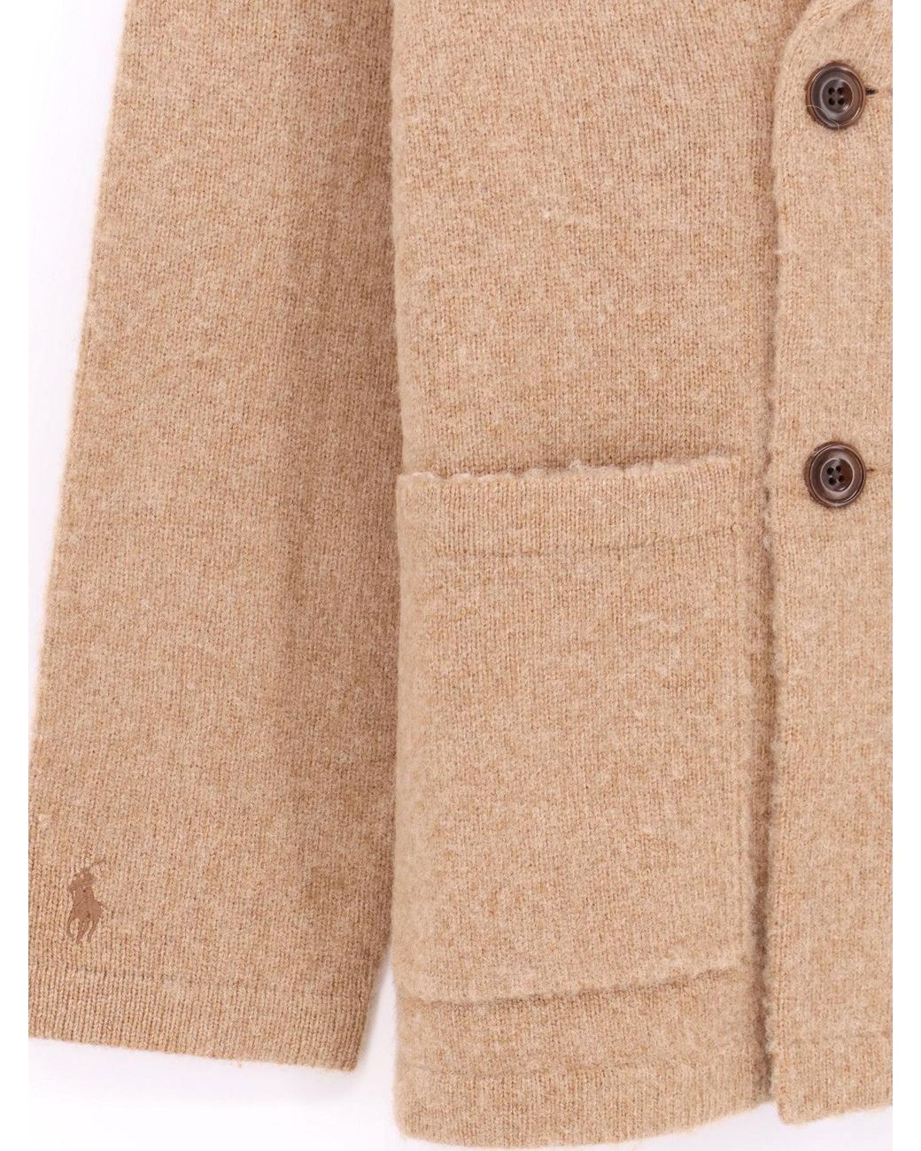 Polo Ralph Lauren Natural Double Breasted Knitted Cardigan for men