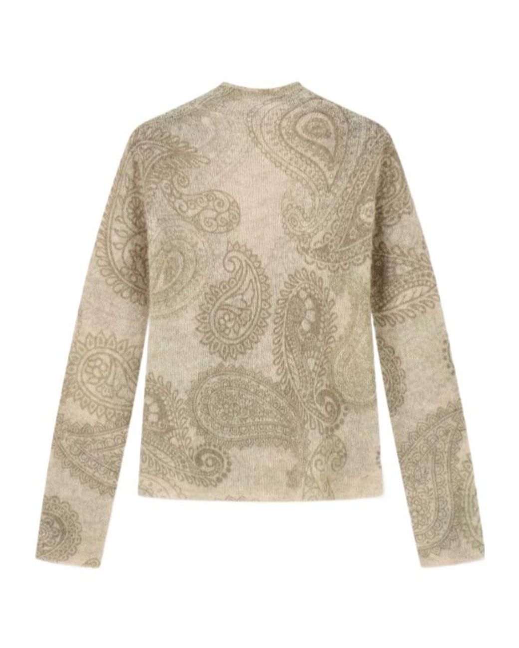 Emporio Armani Natural Paisley Printed Jumper