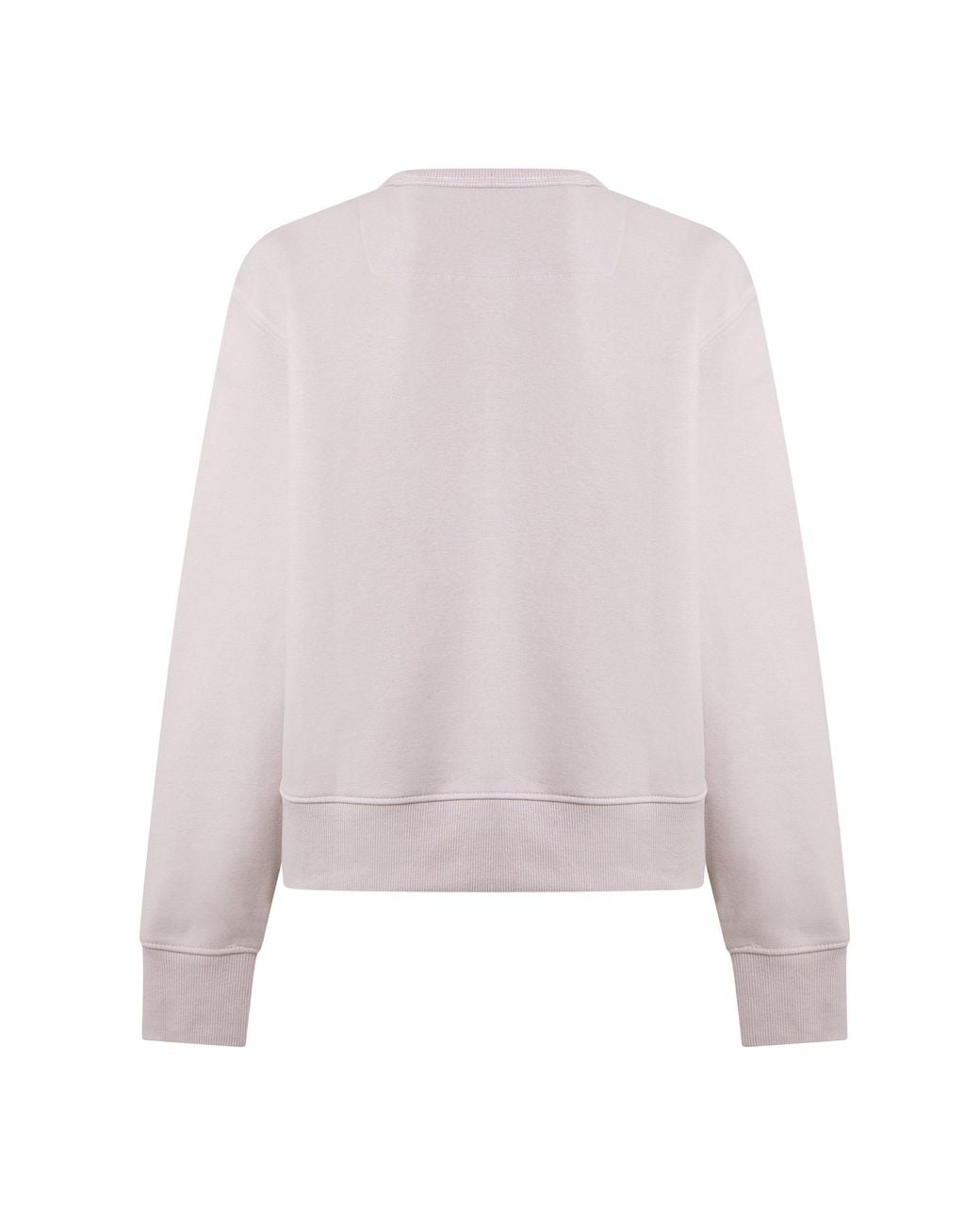 Guess Pink Light Triangle Print Crew Neck Sweatshirt
