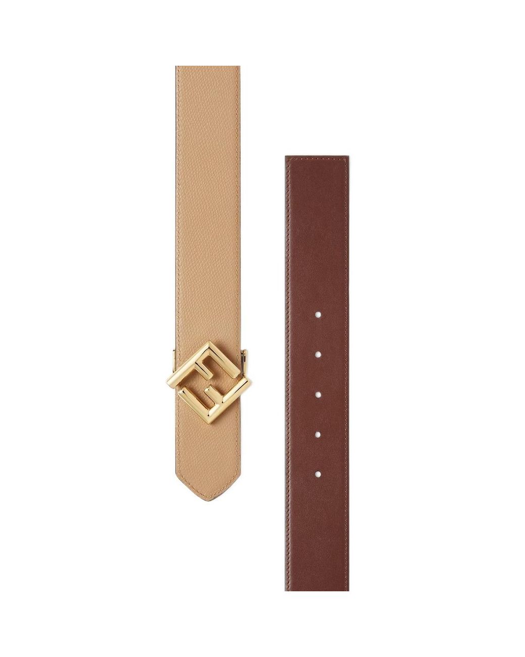 Fendi Multicolor Ff Diamonds Reversible Belt