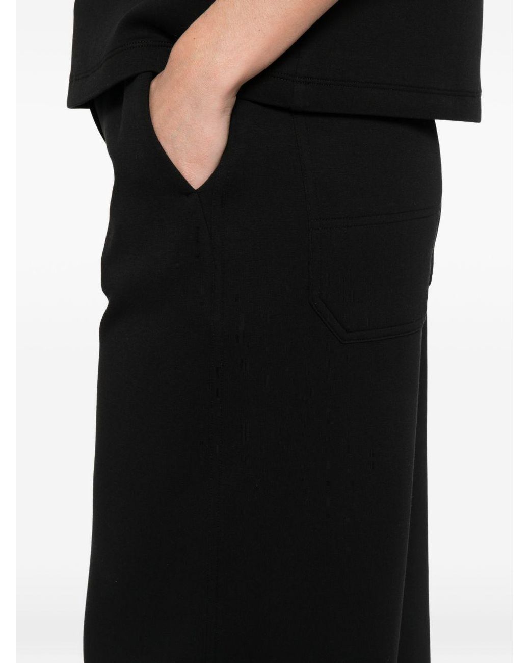 Max Mara Black Casual Pants With Belt Loops