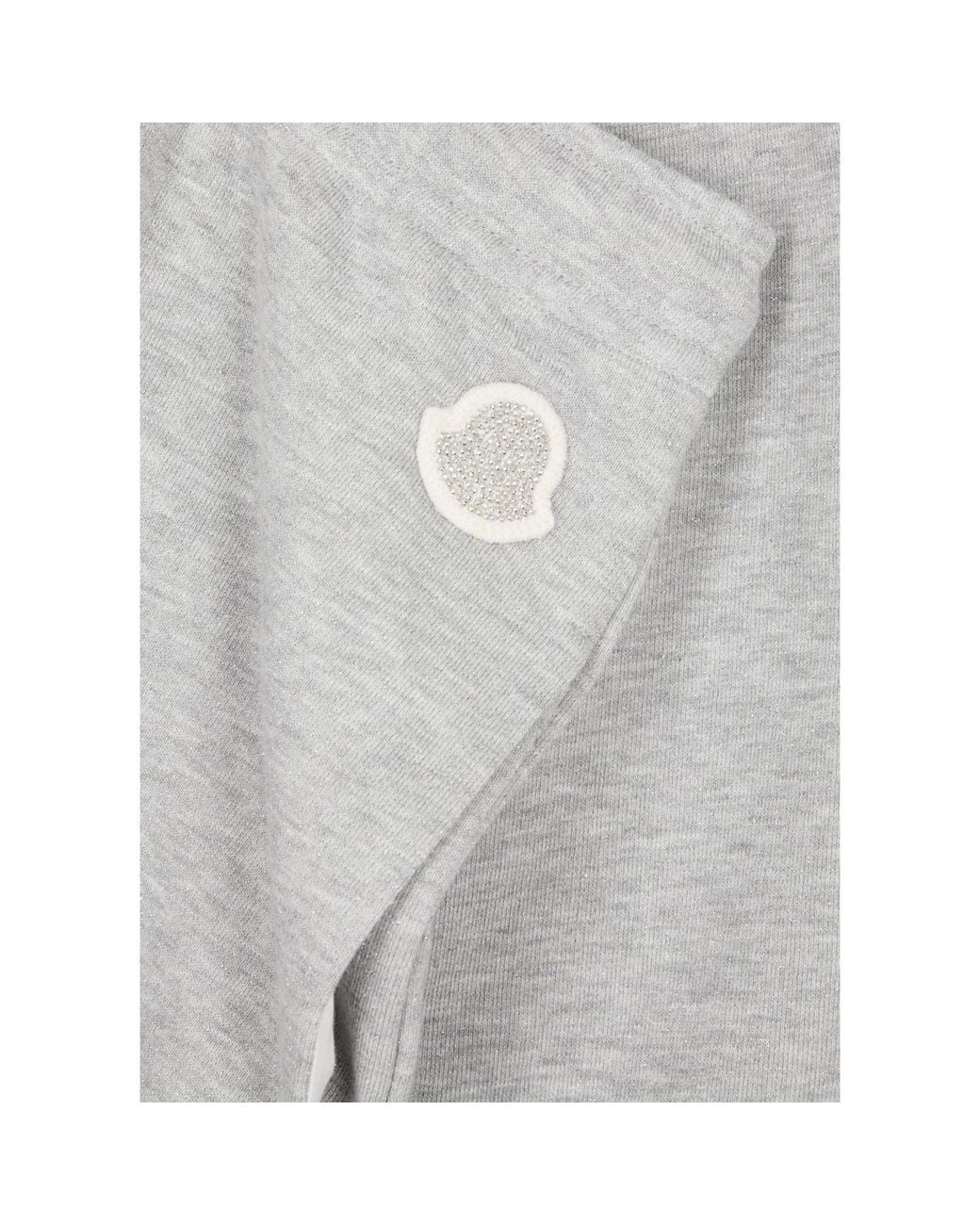 Moncler Gray Drawstring Ankle Sweatpants