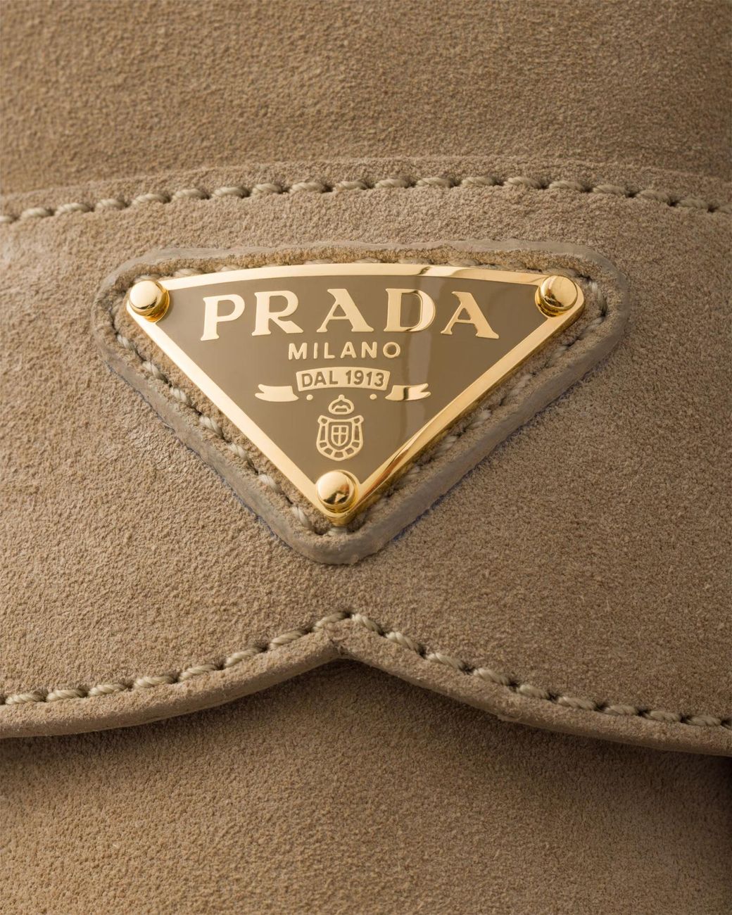 Prada Brown Suede Loafers