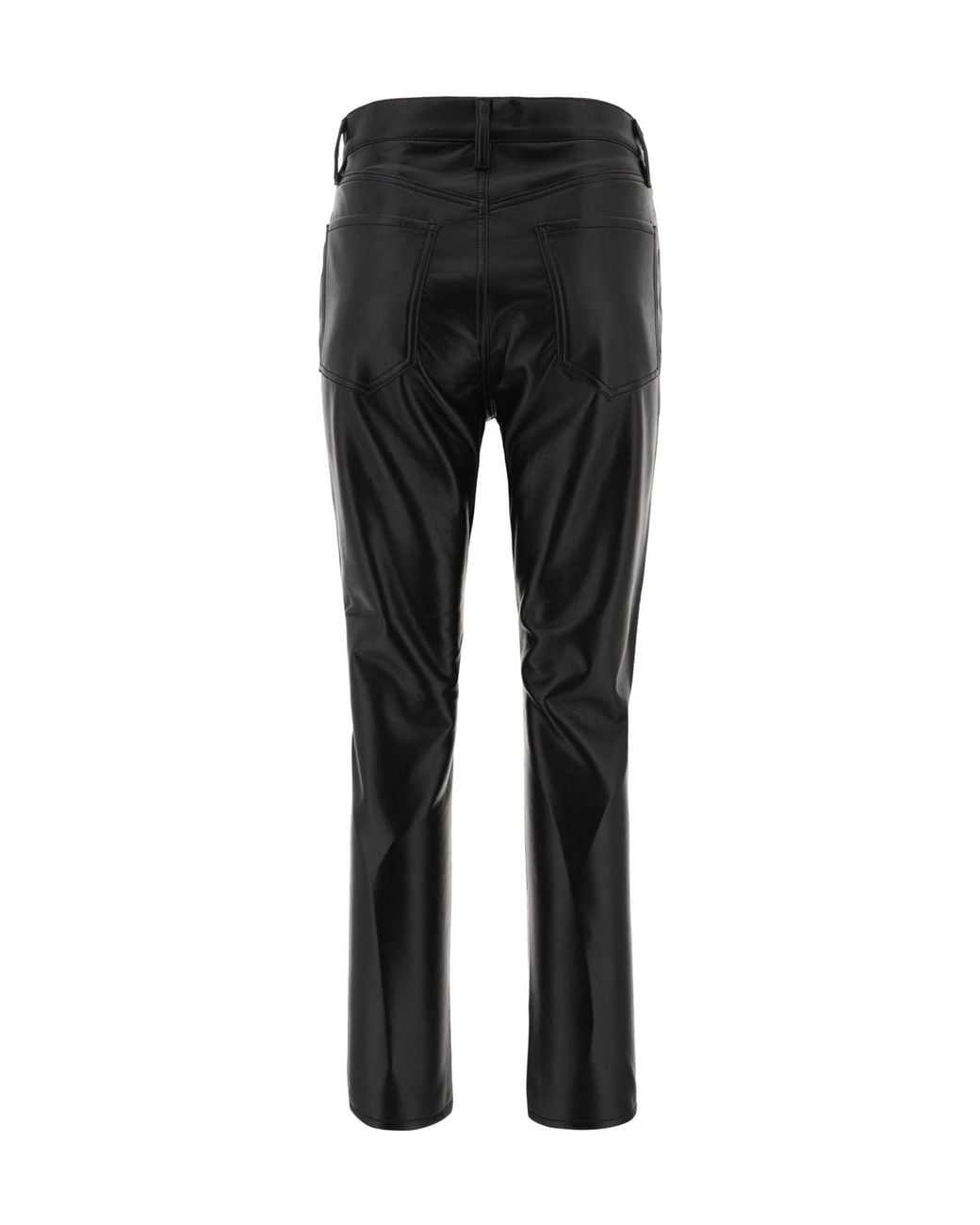 Agolde Black Casual Pants With Belt Loops