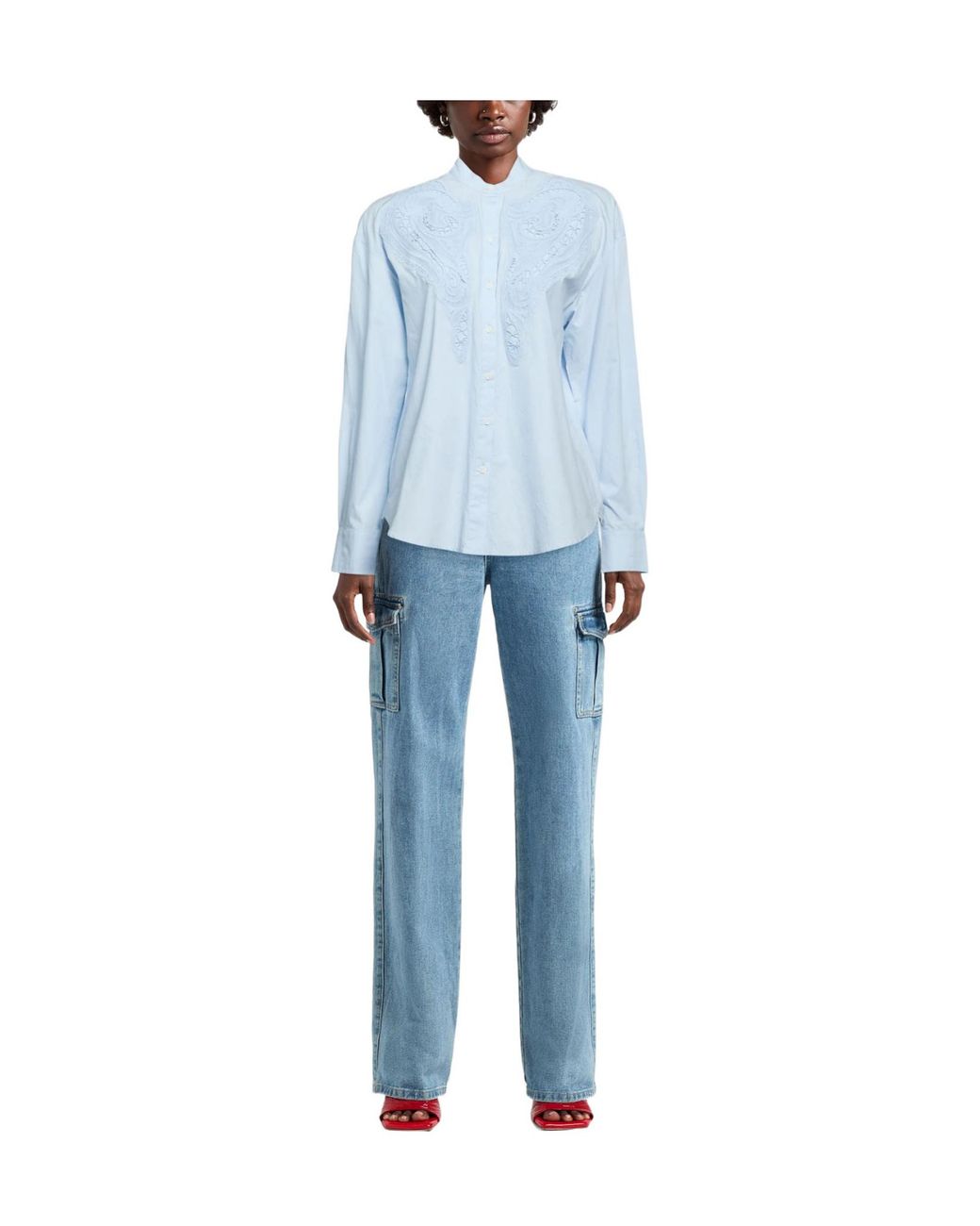 Rag & Bone Blue Solid Colour Shirts