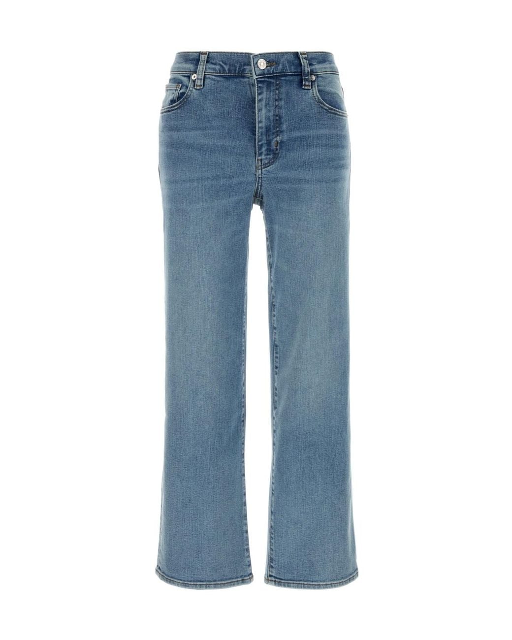 FRAME Blue The Mellow Straight Leg Jeans