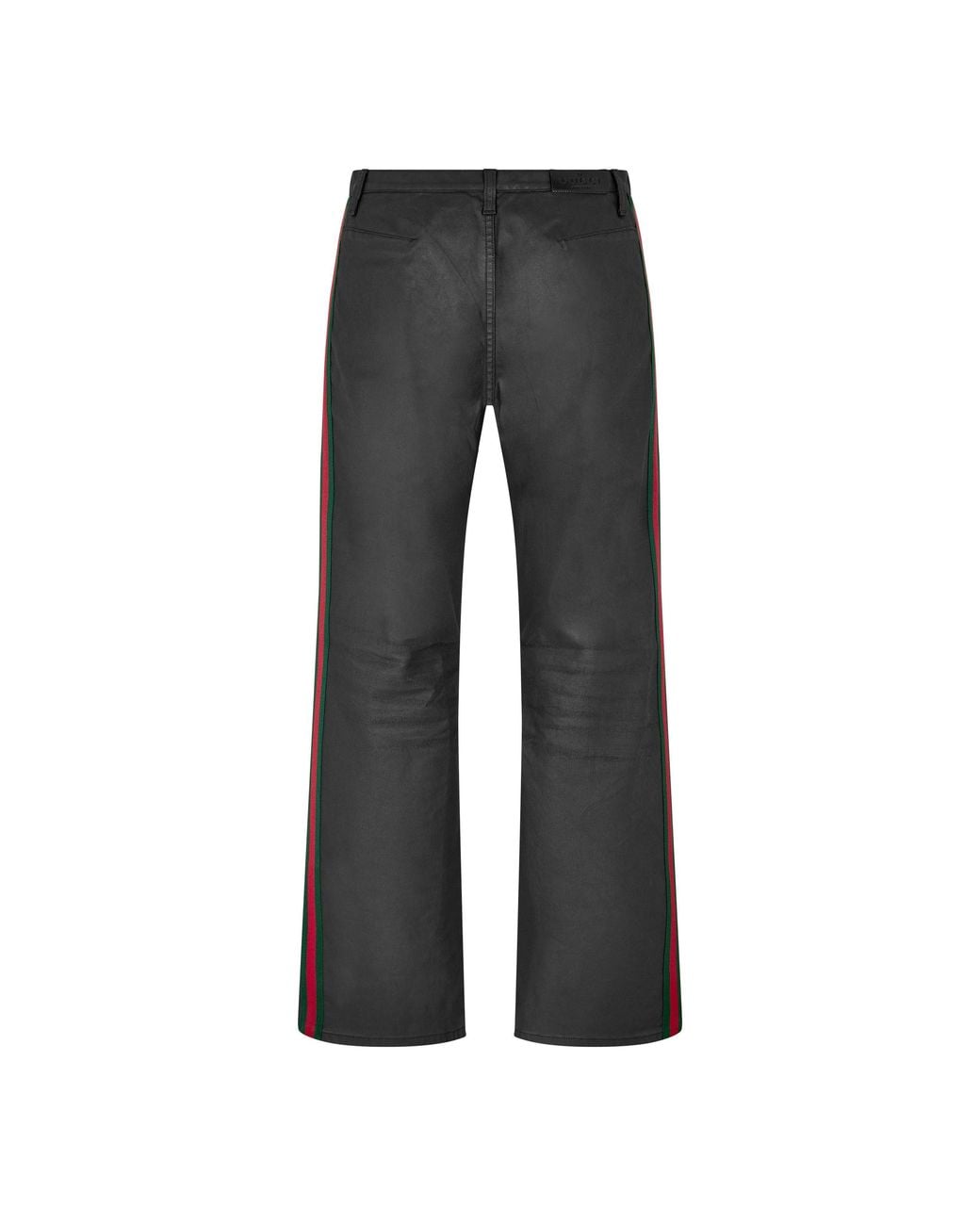 Gucci Gray Coated Flared Trousers for men