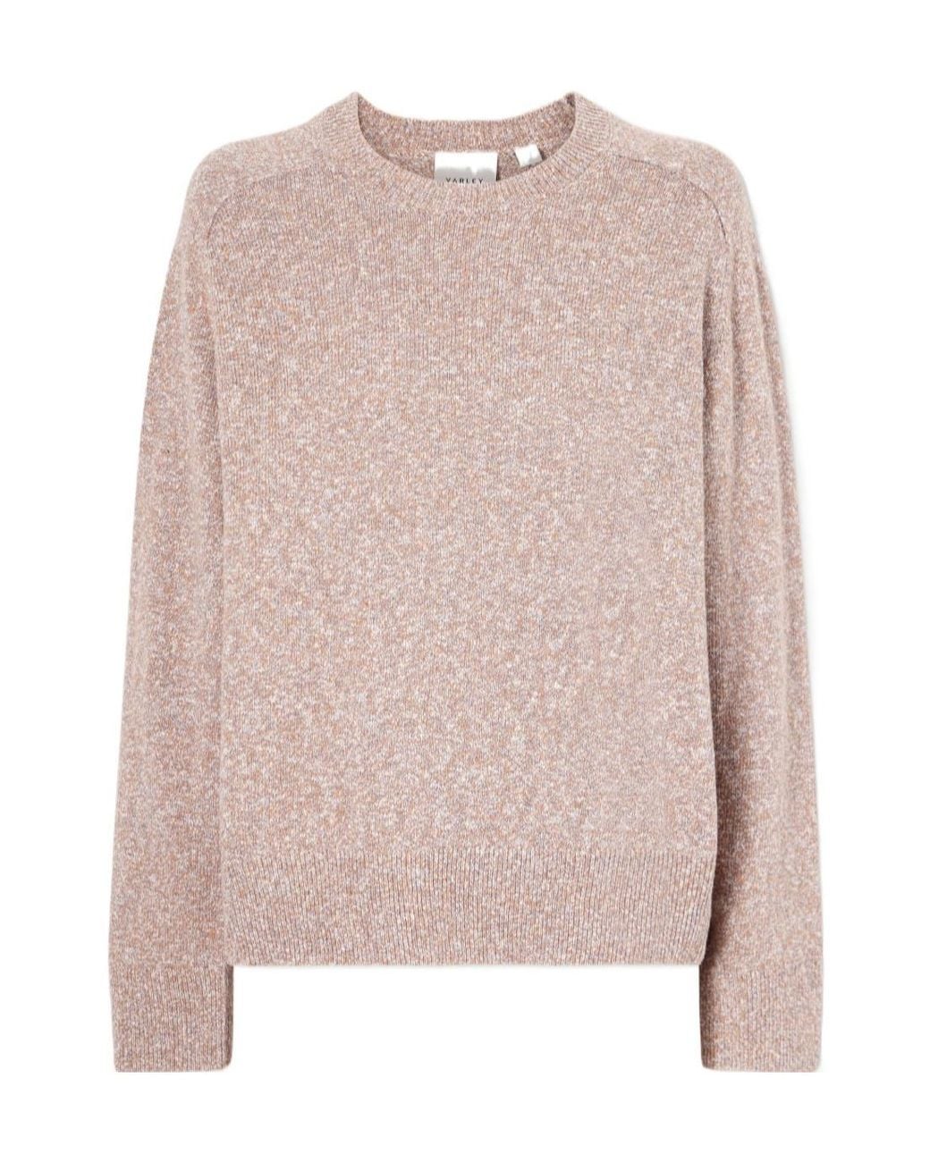Varley Pink Organic Cotton And Linen-Blend Sweater