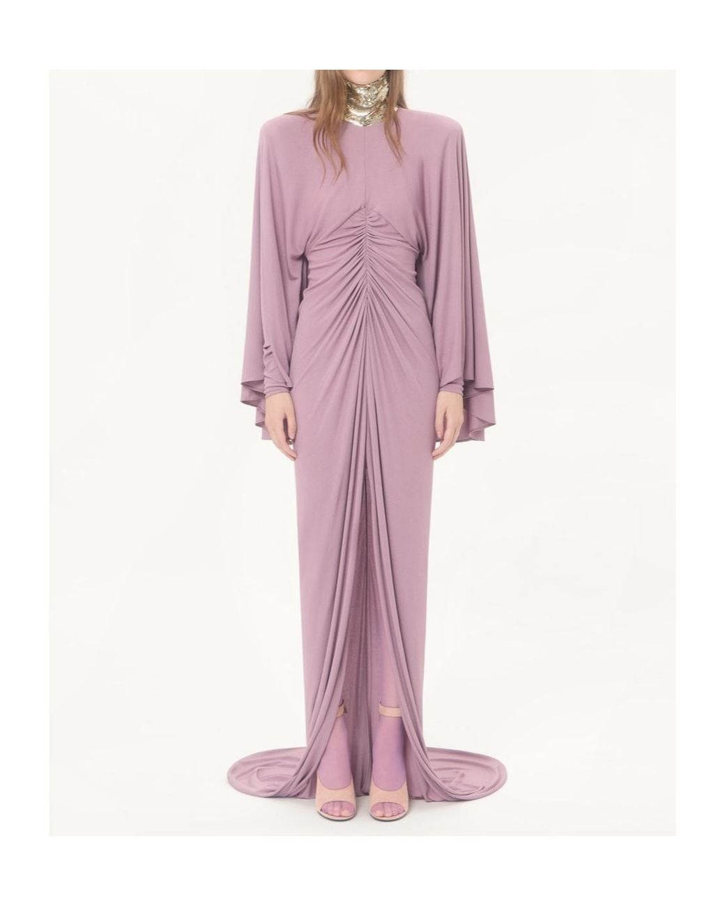 Valentino Pink Sequin Embellished Long Dress