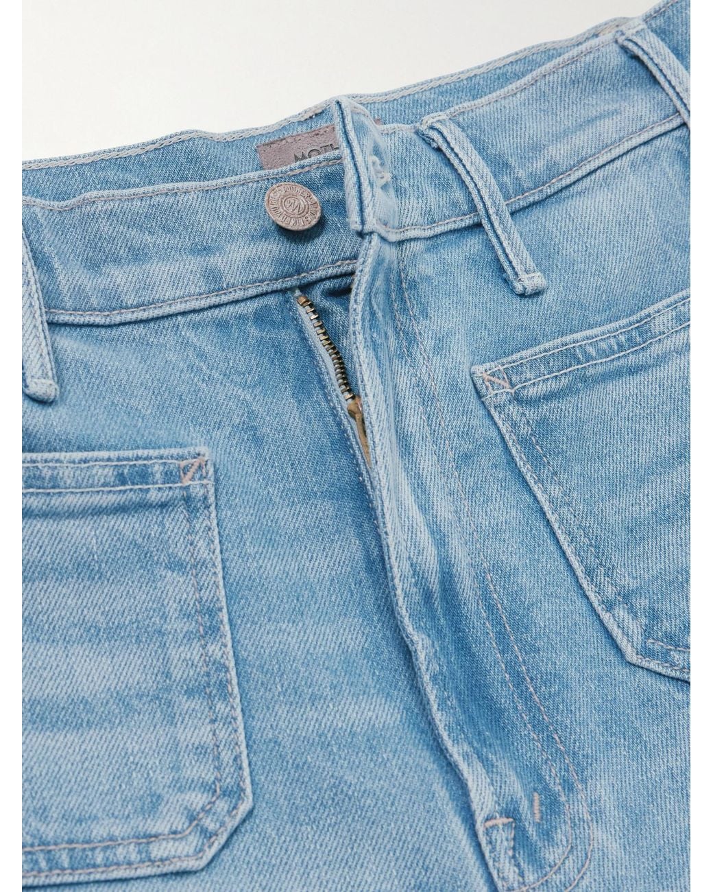 Mother Blue High-Waisted Jeans