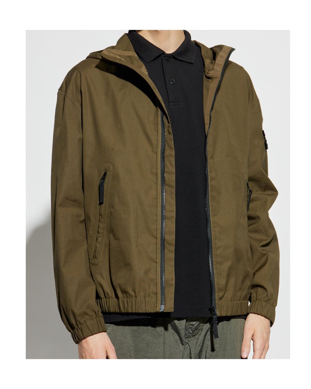 Stone Island Green Light Jackets for men