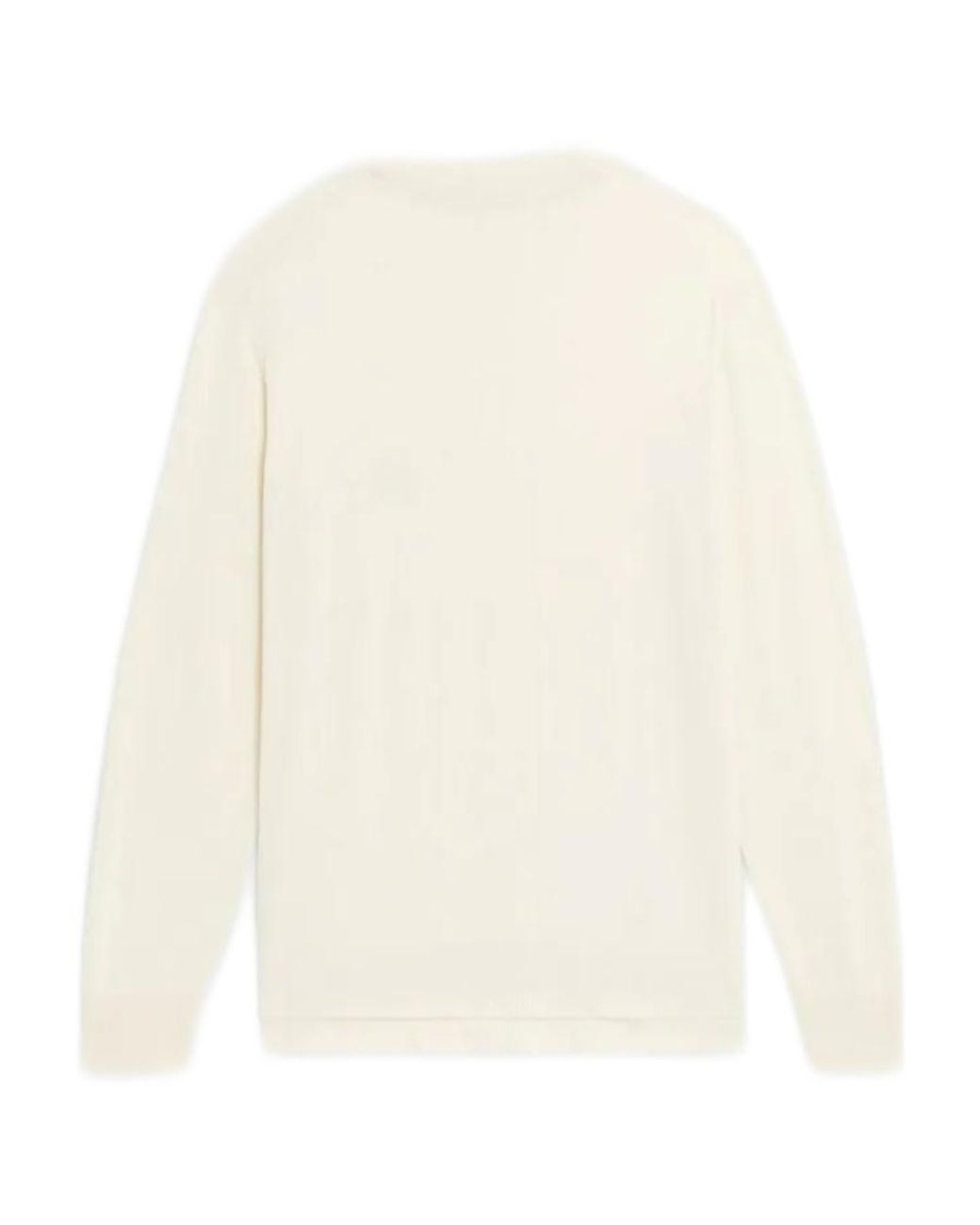 Neil Barrett White Music Bolt Logo-Patch Jumper for men
