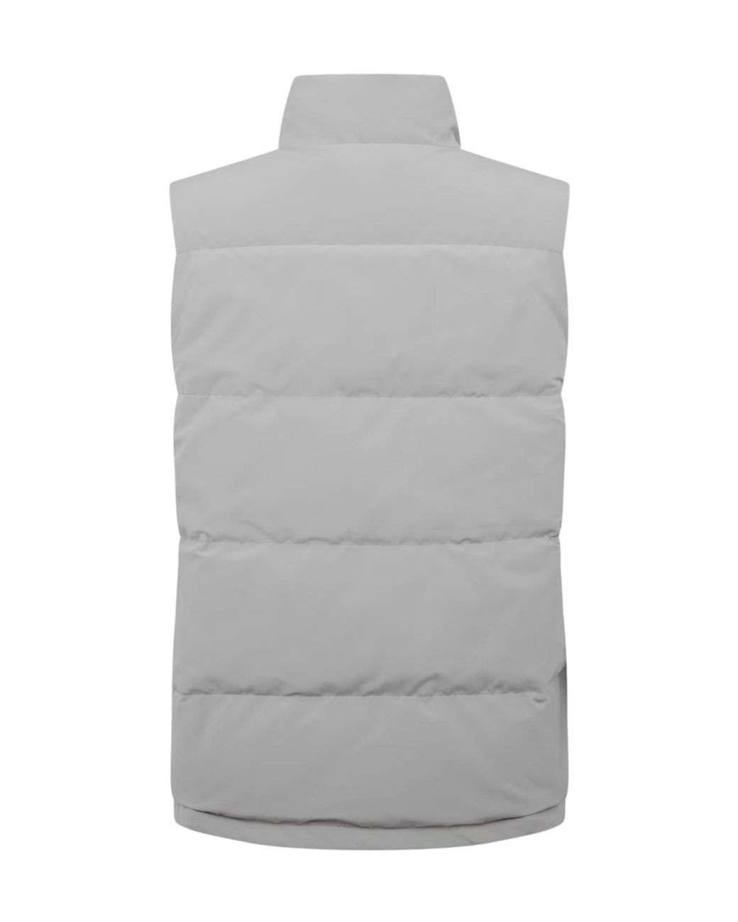 Canada Goose Gray Down Vest With Logo Patch for men
