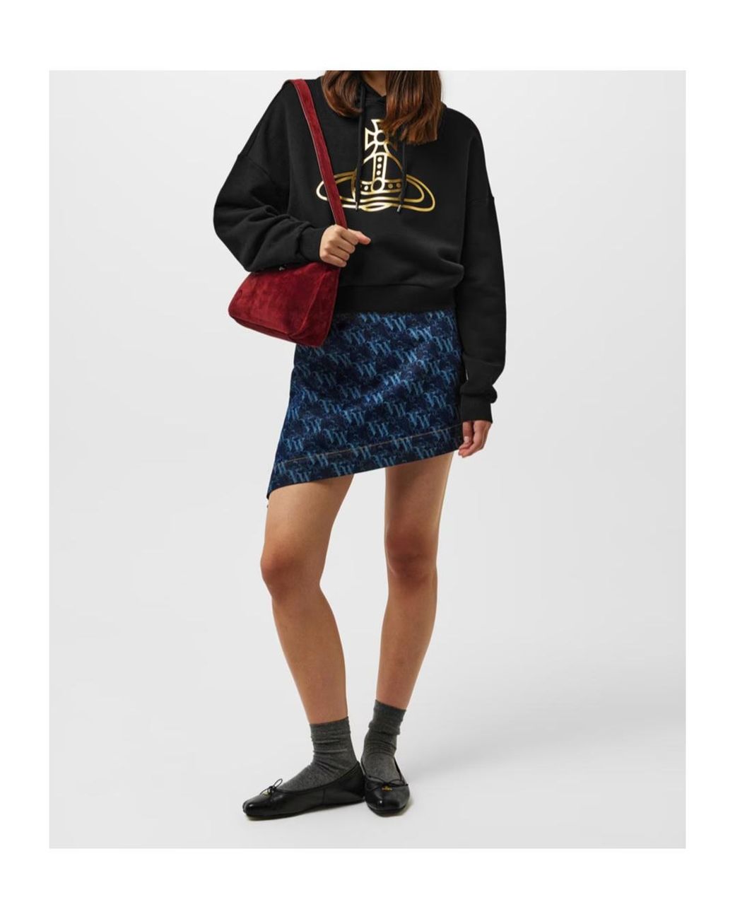 Vivienne Westwood Black Hooded Sweatshirt