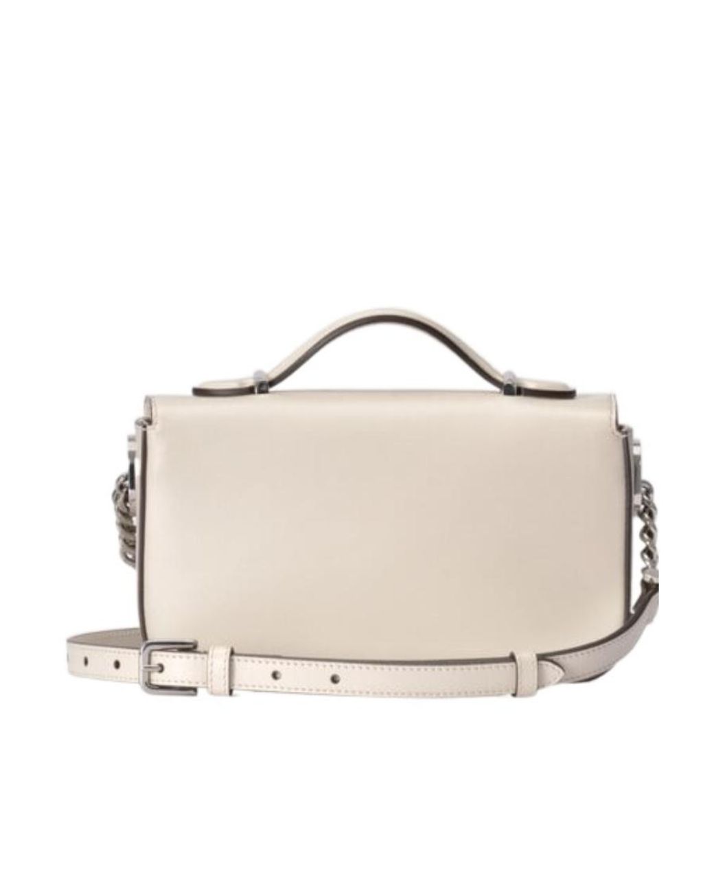 Gucci Natural Double G Logo Mini Shoulder Bag