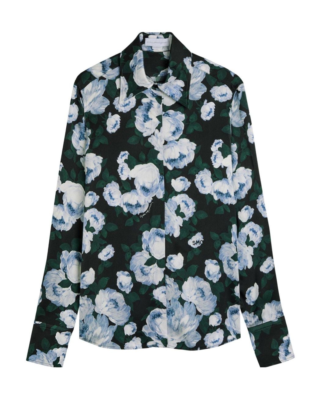 Stella McCartney Green Satin Shirt