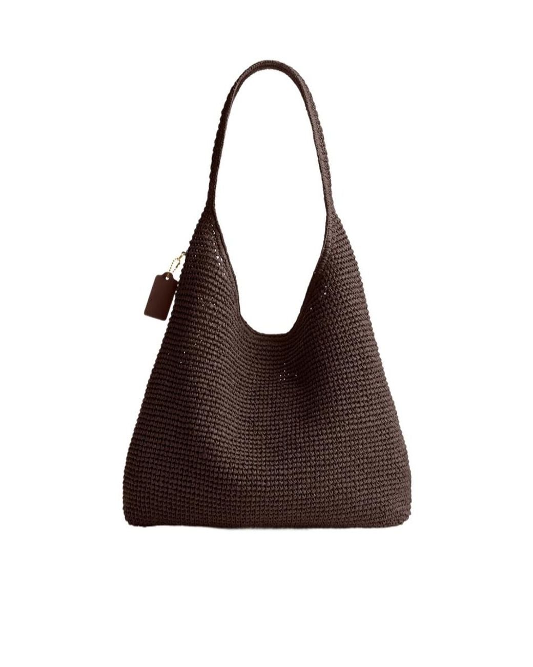 COACH Brown Brooklyn 39 Shoulder Bag