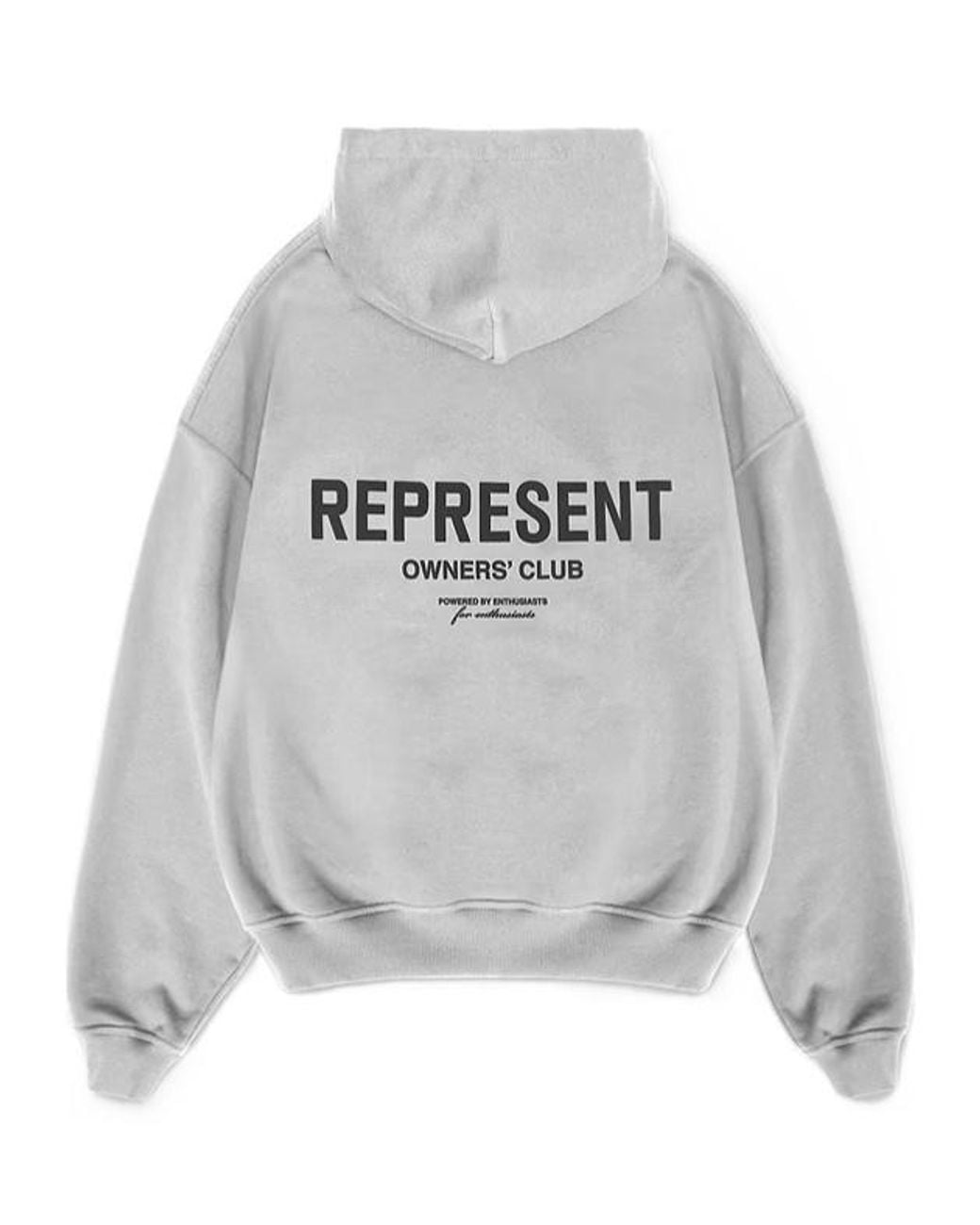 Represent Gray Owners Club Oversized Hoodie for men