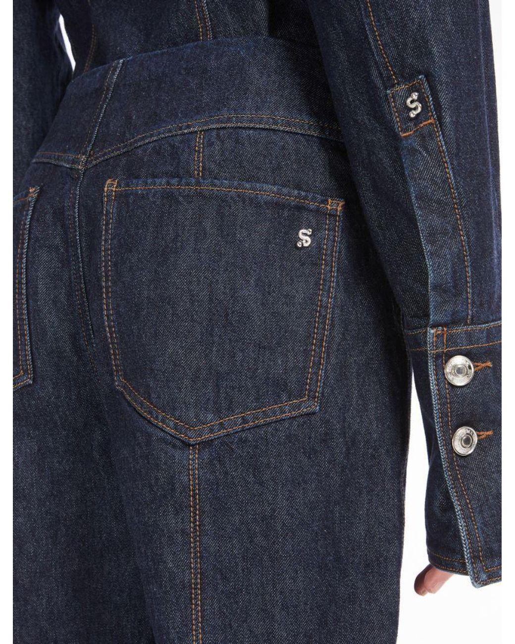 Sportmax Blue Aligi1234 Straight Leg Jeans